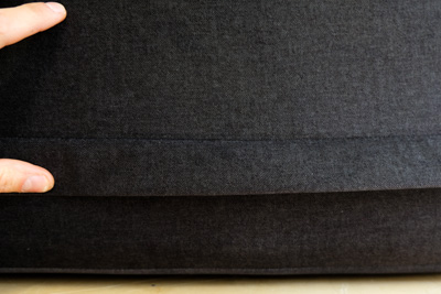 Le rabbat cache la fermeture.